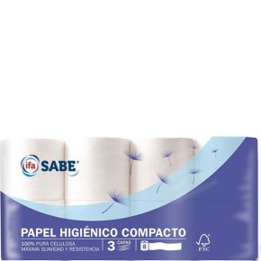 Papel Higienico 12 Rollos IFA super Compacto | Cash Borosa