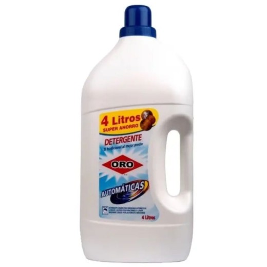 Detergente Ropa ORO Automaticas 4 L 44 Dosis | Cash Borosa