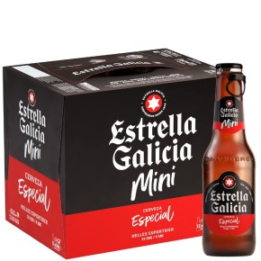Cerveza Botellin Mini ESTRELLA DE GALICIA Pack  12 X 20 CL