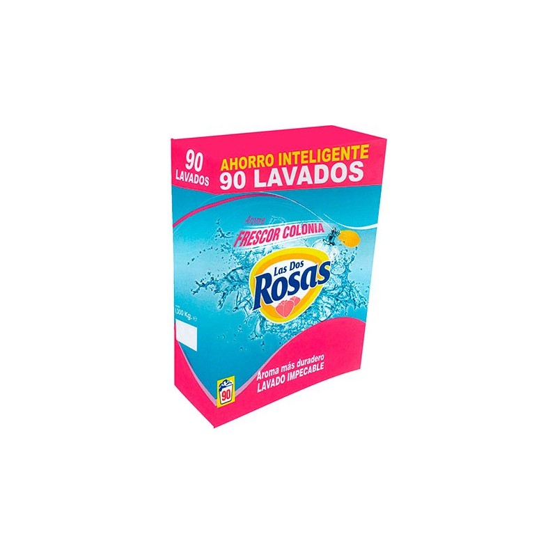 Detergente Ropa Polvo 2 ROSAS Basico 100 Lavados 5KG | Cash Borosa