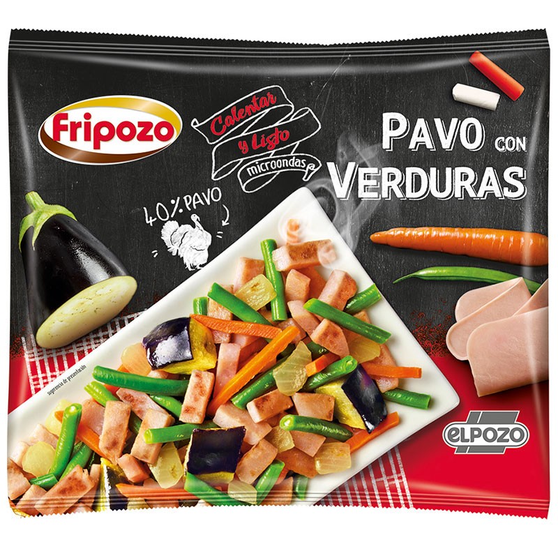 Pavo con Verduras FRIPOZO  2.25€ 360 GR | Cash Borosa