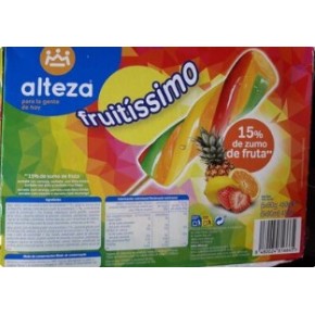 Helado Palo Fruitissimo ALTEZA Pack 5 UND
