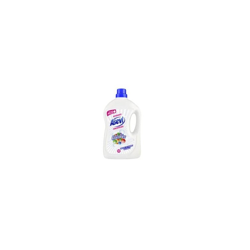 Detergente Ropa ASEVI 3 L Colores 40+4Lav | Cash Borosa