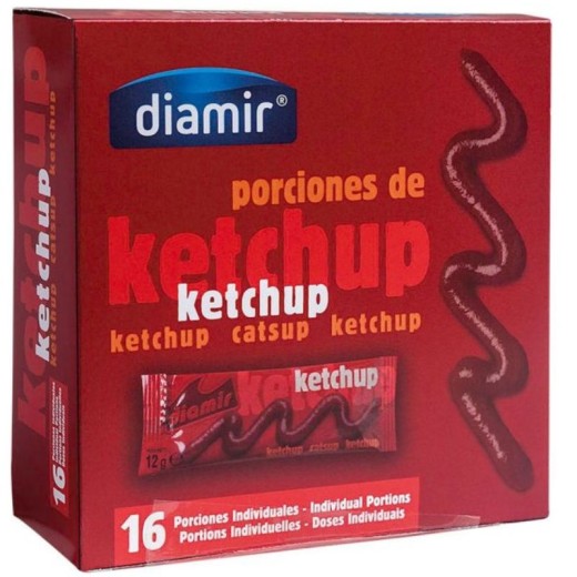 Ketchup DIAMIR 12 UND x 14 GR | Cash Borosa
