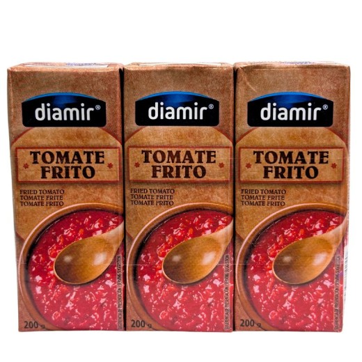 Tomate Frito DIAMIR Brick 200 Gr x 3 | Cash Borosa