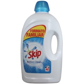 Detergente Ropa Liquido SKIP 4.05 L. 90 45+45 Lavados
