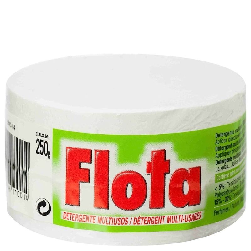 Detergente Pastilla FLOTA 250 GR | Cash Borosa