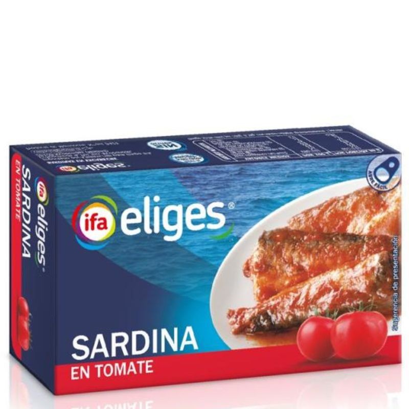 Sardinas Tomate IFA 125 GR | Cash Borosa