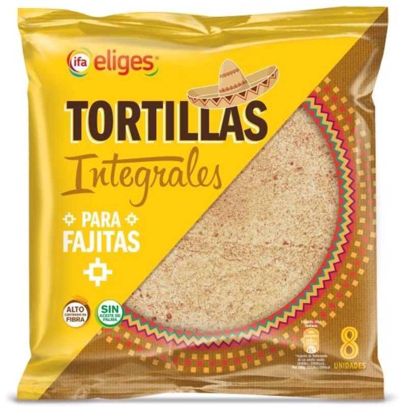 Tortillas  Integrales IFA 8 Und | Cash Borosa