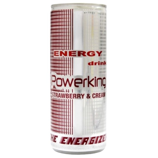 Bebida Energetica POWER KING Fresa y Crema 250 ML | Cash Borosa
