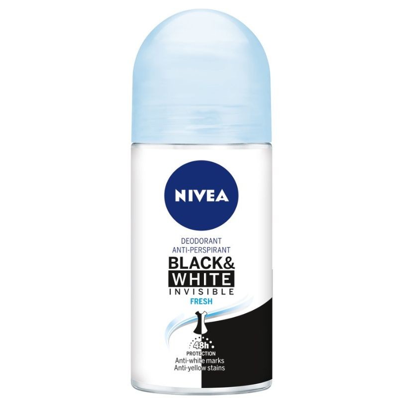 Desodorante Roll-On NIVEA inv.Active Black and White 50 ML | Cash Borosa