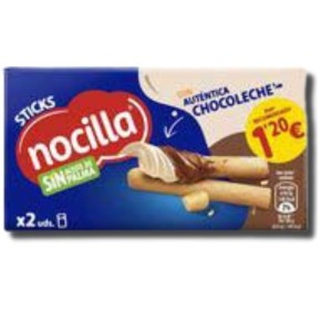NOCILLA Sticks Pack 2 UND 2 Sabores 1.20 €