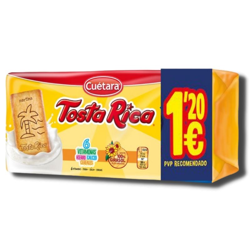 Galleta Tosta Rica 1,2€ | Cash Borosa