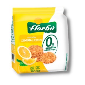 Mini Cookies FLORBU Limon 0% Azucar 150 GR  1 €