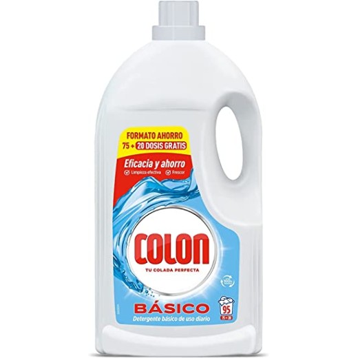 Detergente Ropa Gel Basico COLON 4.75 L 95 Dosis | Cash Borosa