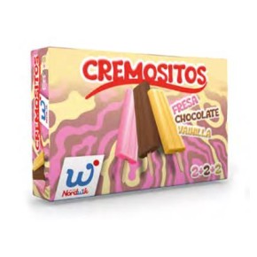 Helado Palo Cremositos Chocolate NORDWIK Pack 5 UND