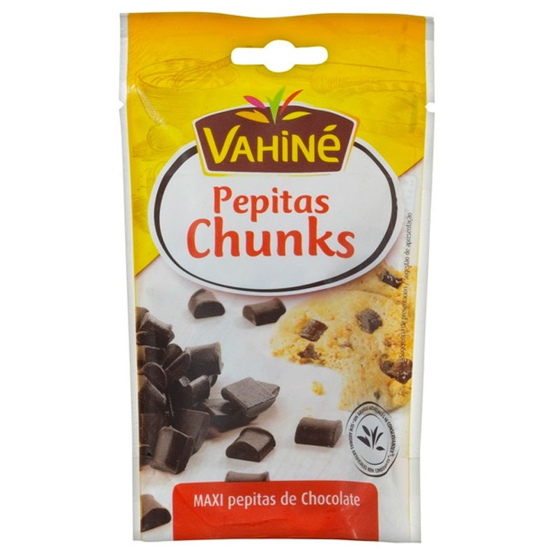 VAHINE Pepitas Chunks-Maxi Pepitas de Chocolate 100 GR | Cash Borosa