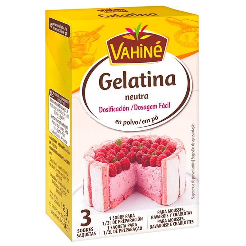 VAHINE Gelatina en polvo 18 GR | Cash Borosa