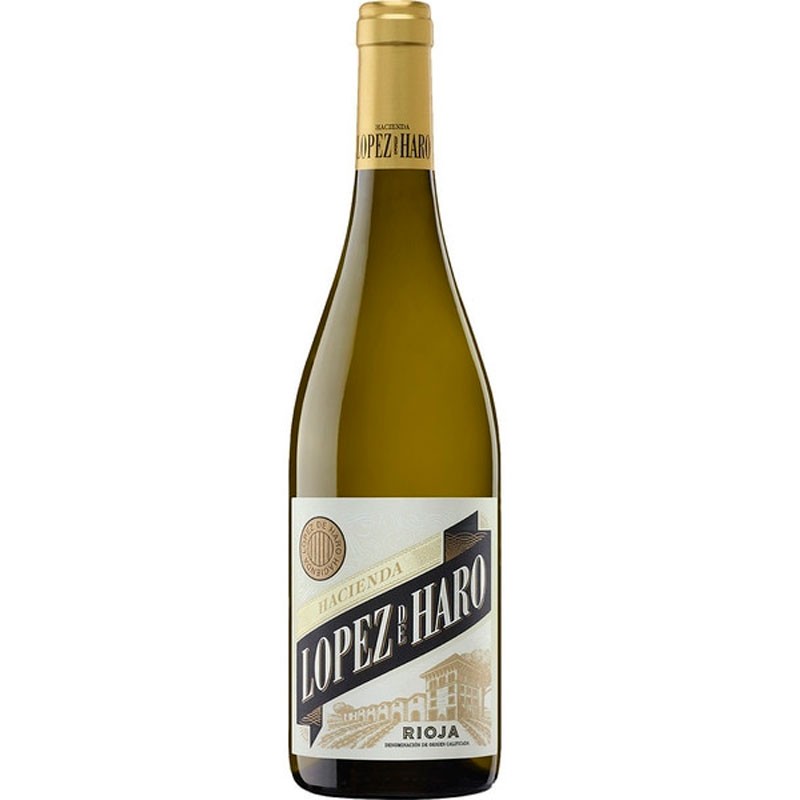 Vino Blanco D.O. Rioja  Hacienda LOPEZ DE HARO  75 CL | Cash Borosa