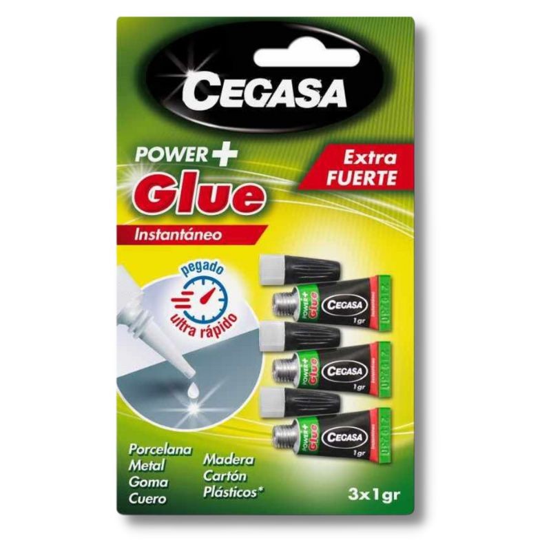 Pegamento Super Glue CEGASA 3 X 1 GR | Cash Borosa