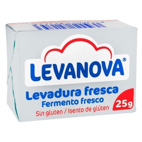 Levadura Fresca LEVANOVA 25 GR 2 UND | Cash Borosa