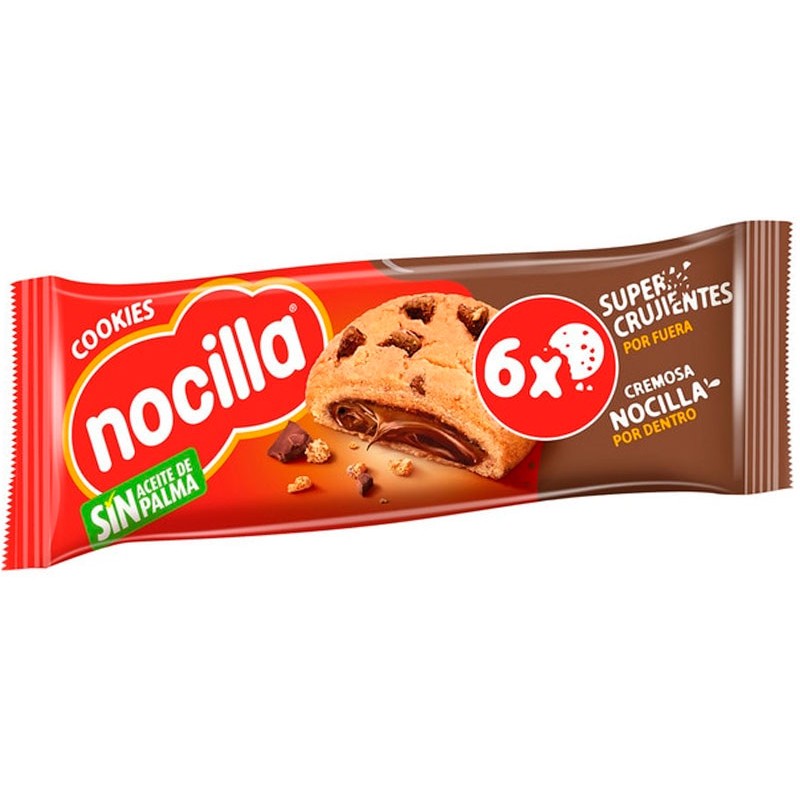 Cookies Rellenas Chocolate NOCILLA 6 UND | Cash Borosa