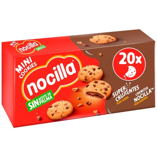 Mini Cookies Rellenas Chocolate NOCILLA 160 GR | Cash Borosa