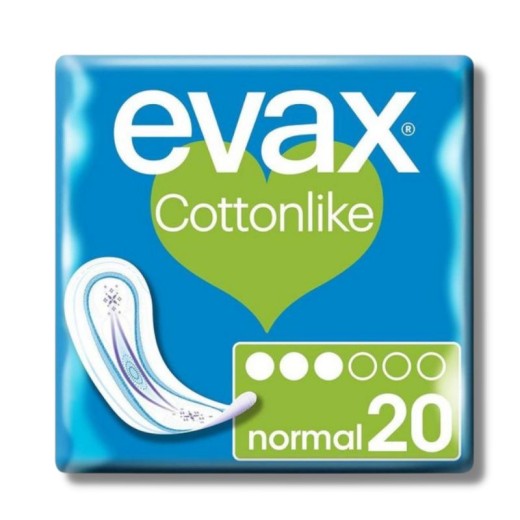 Compresa EVAX  Cottonlike Normal C/A 20 UND | Cash Borosa