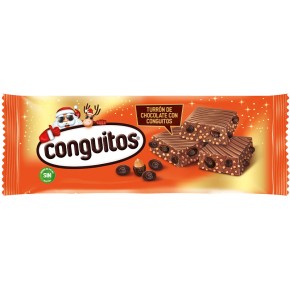 Turron Chocolate con Galleta CONGUITOS PRALINE 250 GR