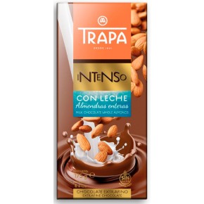 Chocolate con Leche Almendra Intenso TRAPA 175 GR