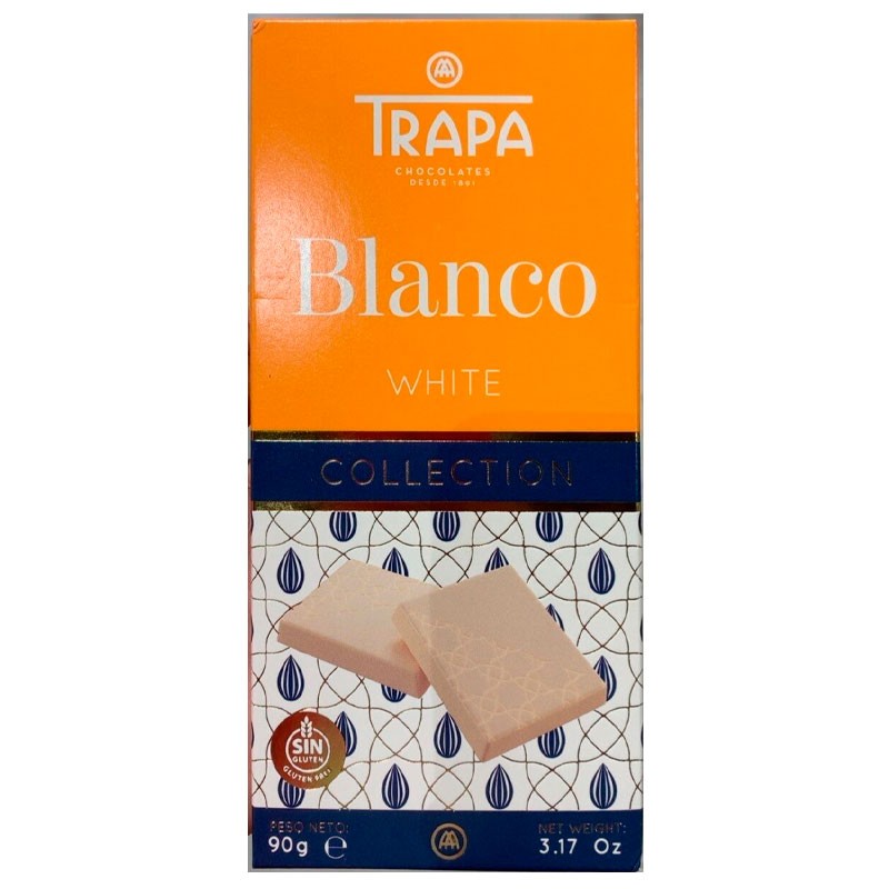 Chocolate Blanco Collection TRAPA 90 GR | Cash Borosa