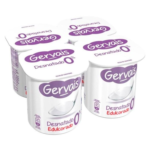 Yogur Natural Desnatado GERVAIS X4 | Cash Borosa