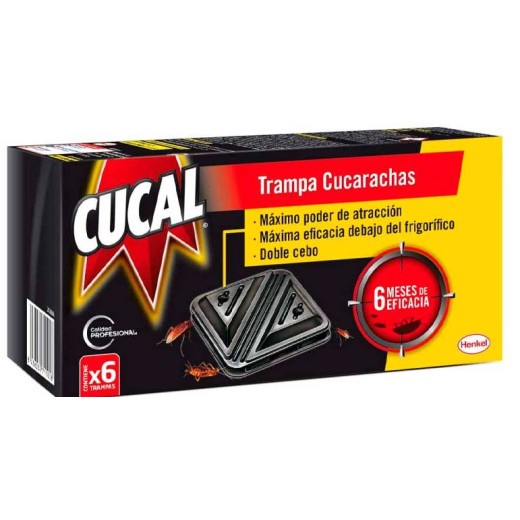 Trampa CUCAL Cebo 6 Und Cucarachas | Cash Borosa