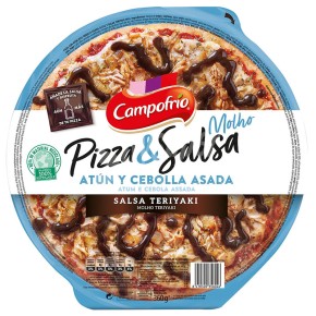 Pizza Atun con Cebolla y Salsa Teriyaki CAMPOFRIO 360 Gr
