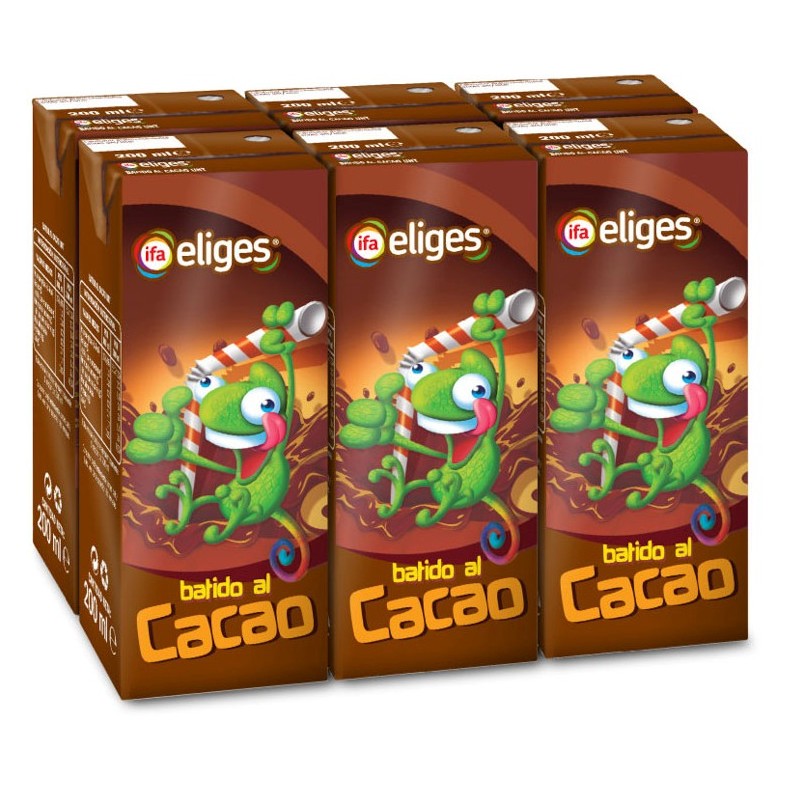 Batido Cacao IFA 200 ML Pack 6 UND | Cash Borosa