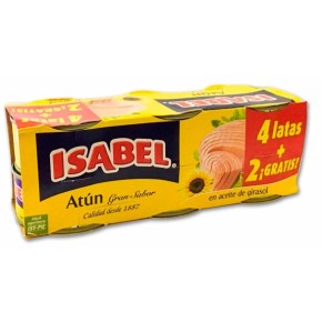 Atun en Aceite ISABEL Pack 6 UND
