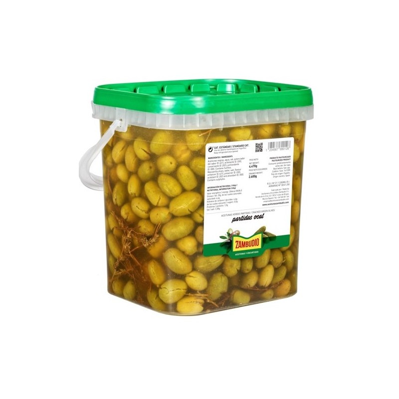 Aceitunas Hojiblanca BOROSA  Cubo 2.250 KG | Cash Borosa