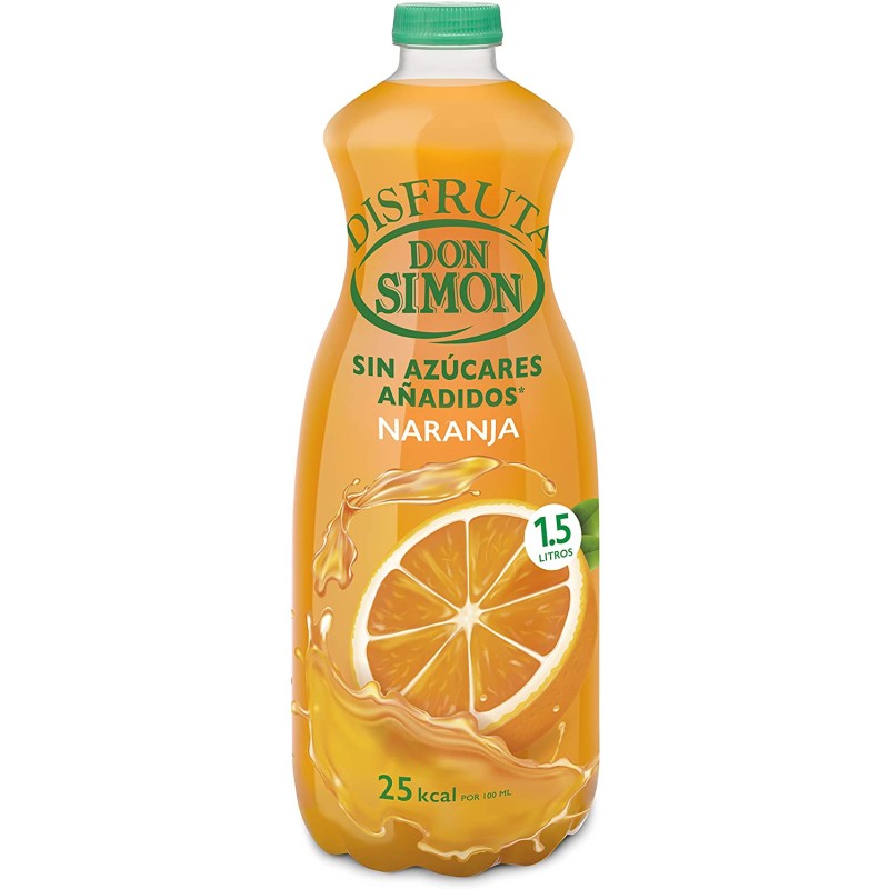 Nectar de Naranja Disfruta Sin Azucares  DON SIMON 1.5 L | Cash Borosa