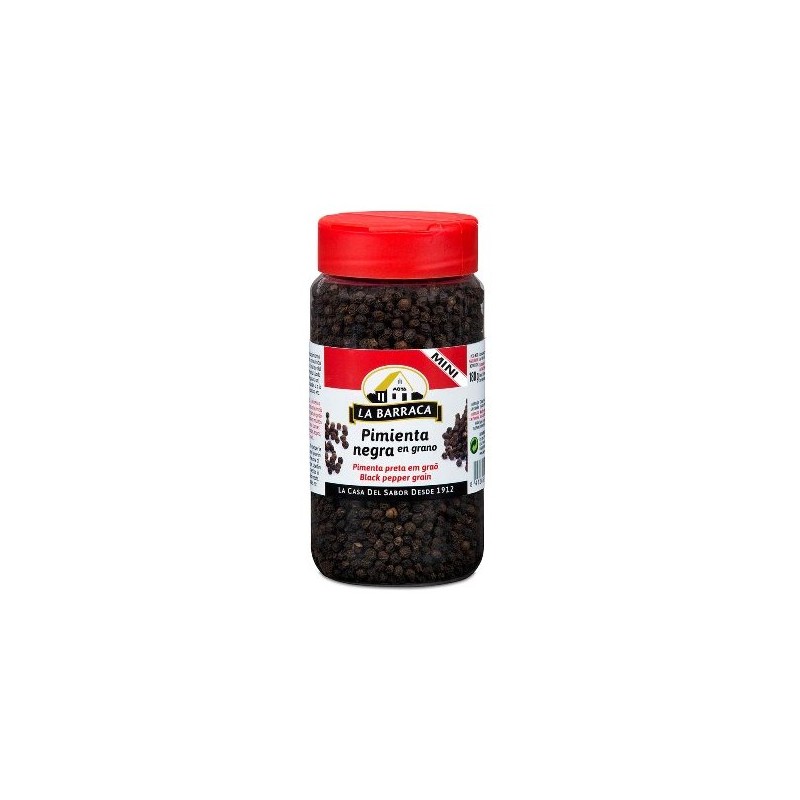 Pimienta Negra Grano BARRACA Tarro Mini 170 Gr | Cash Borosa