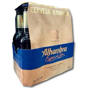Cerveza Botellin ALHAMBRA Sin Pack 6 UND X 25 CL