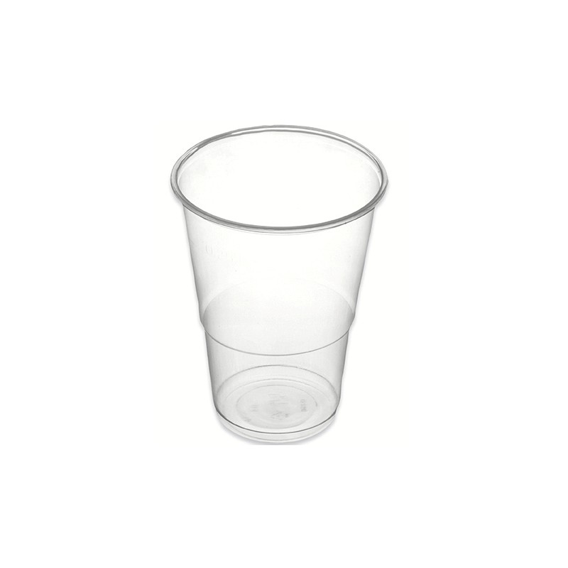 Vaso Plastico Transparente 330 CC Pack de 50 Und | Cash Borosa