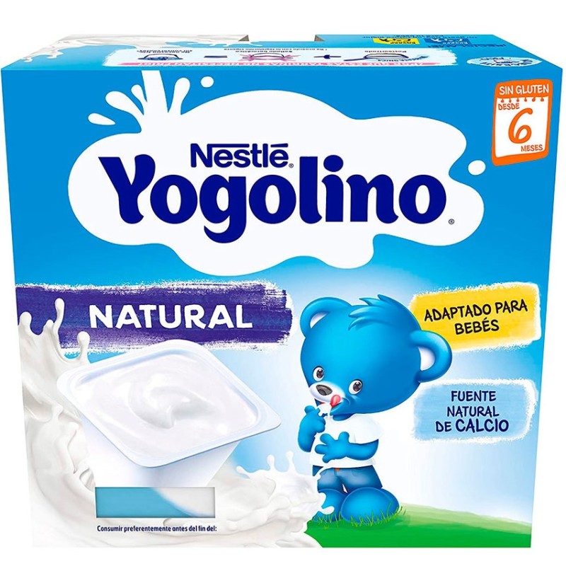 Postre Yogolino Natural NESTLE Pack 4 X 100 GR | Cash Borosa