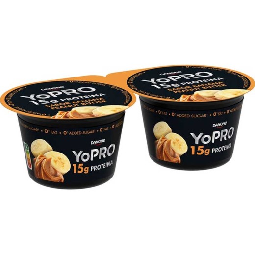 Yogur con Proteinas Sabor Banana YOPRO X2 | Cash Borosa