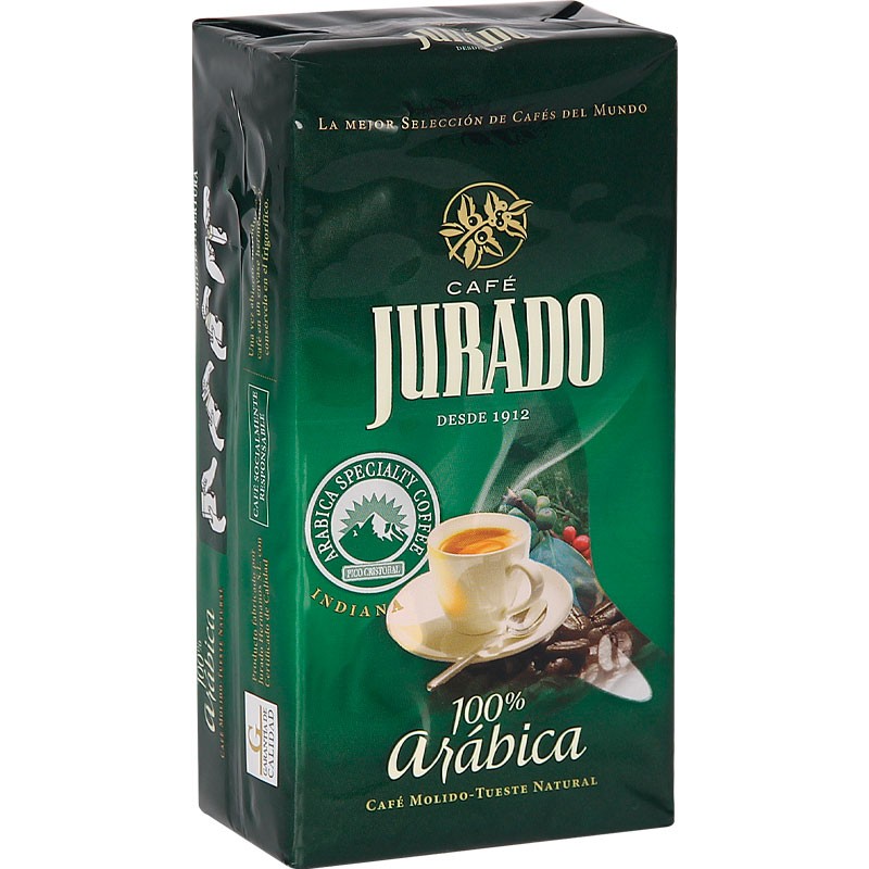 Cafe Molido 100 % Arabica JURADO 250 GR | Cash Borosa