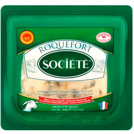 Queso Roquefort SOCIETE 100 GR | Cash Borosa