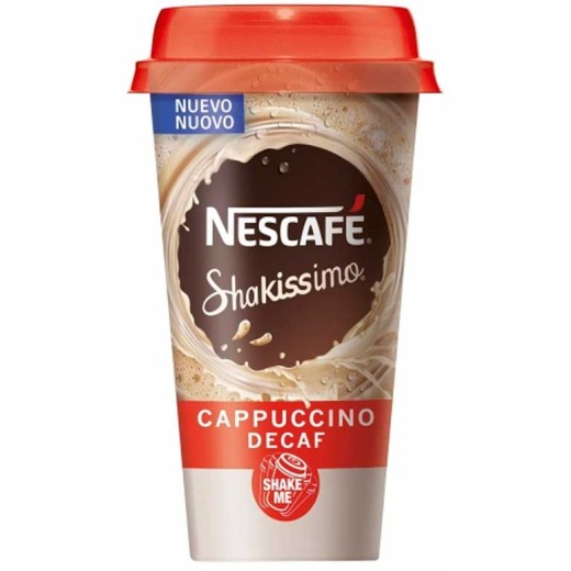Cafe frio Shakissimo Cappuccino Descafeinado NESCAFE 205 ML | Cash Borosa