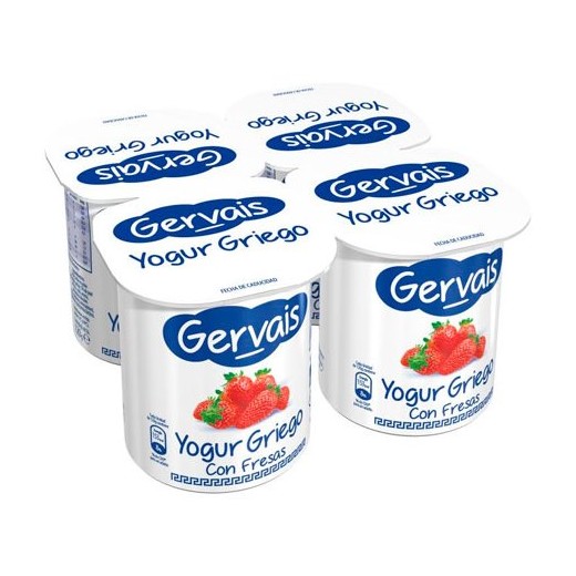 Yogur Griego Fresa GERVAIS X4 | Cash Borosa