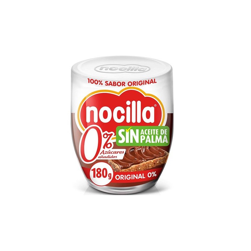 Crema de Cacao NOCILLA Zero 2 Sabores 180 GR | Cash Borosa