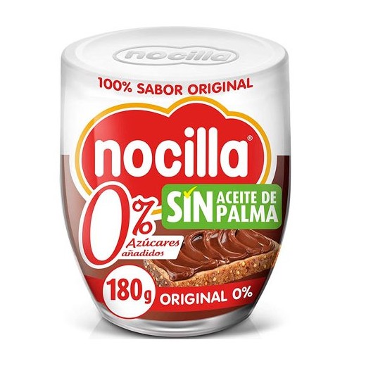 Crema de Cacao NOCILLA Zero 2 Sabores 180 GR | Cash Borosa