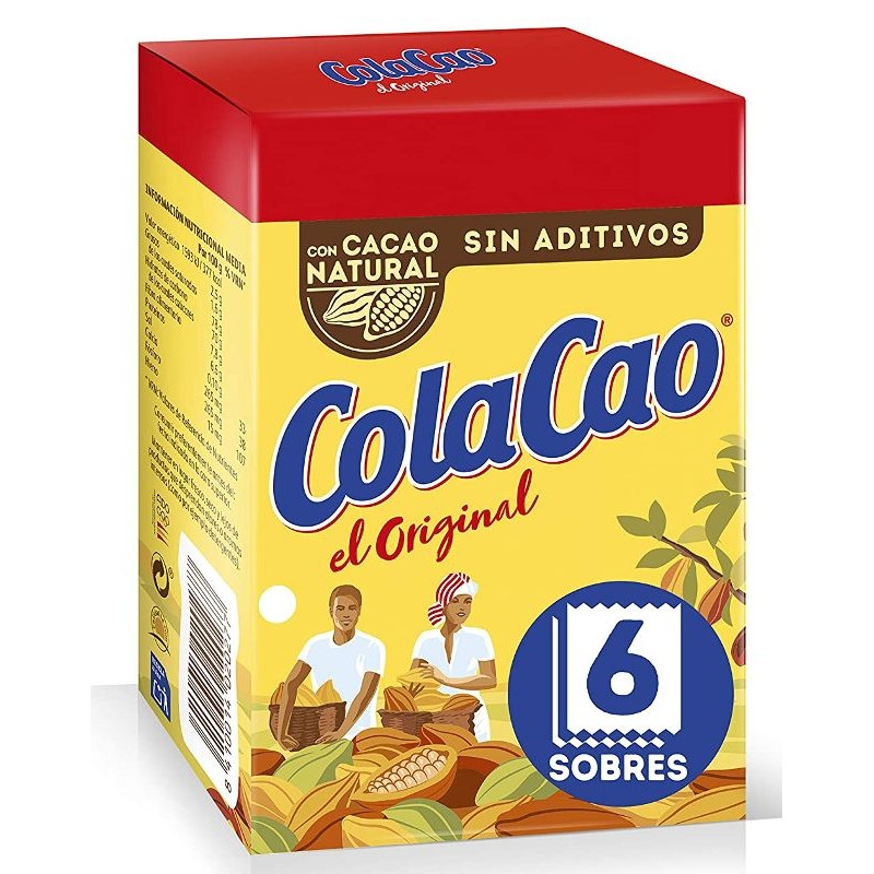 Cacao Soluble COLA CAO Sobres 6 UND | Cash Borosa